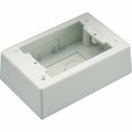 Panduit Junction Box, Pw, Wh, 1-Gang, 5.12, 1 Gang, PVC JBP1WH